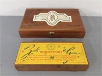 Zodiac Gum & Cigar Box -Vintage