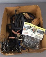 Box Of Bungees Rubber Straps And Clamps