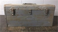 Metal Tool Box And Contents