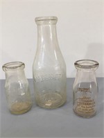 Glass Milk Bottles