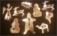 Retro Copper Christmas Cookie Cutters