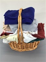 Basket of Fabric Off Cuts -Assorted Sizes