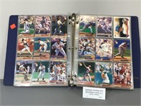 Binder Full of Sports Trading Cards