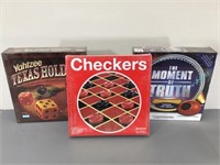 Games -Texas Hold'em, Checkers, Moment of Truth