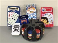 Games -Dominoes, Poker Chips, Dice & Cards