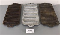 Cast Iron & Aluminum Corn Cob Pans -3