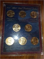 8PK OF GOLD PRESDENT COINS