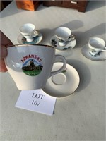 State Souvenir Cup and Saucer Sets (5)