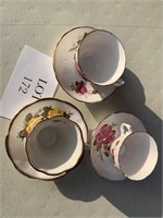 Tea Cup and Saucer Sets English China (3)