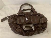 brown leather womens purse