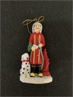 dalmation ordiment with firefighter