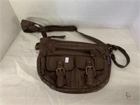 womens purse brown leather