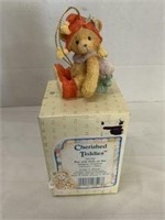 CHERISHED TEDDIES-BEAR WITH HOLLY ON HAT ORDIMENT