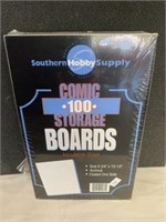 comic book storage boards