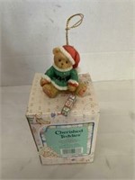 cherished teddies "santa with joy blocks"