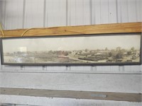 1918 Flag Raising Frame and Print