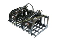 72'' SKID STEER SKELETON GRAPPLE W/(2) HYDRAULIC C