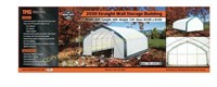 20FT X 30FT X 12FT STRAIGHT WALL STORAGE SHELTER