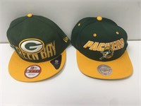 Two Green Bay Packers Hats