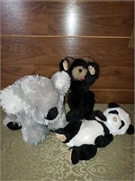 2 BEARS - KOALA, TEDDY, AND PANDA