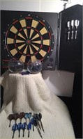 electronic dartboard, darts, and accessories