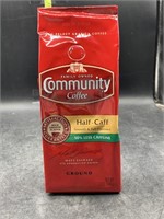 Community coffee half-caff ground coffee 12oz