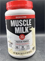 Muscle milk vanilla protein powder 39.5oz