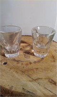 2 old shotglasses