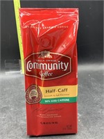 Community coffee half-caff ground coffee 12oz