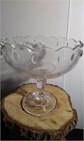 Vintage candy dish. 8 x 6. lovely bowl