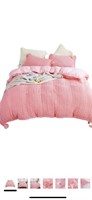 New Queen size cable knit bedding set