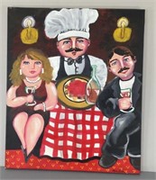 Quirky Diner Painting -Renie Britenbucher