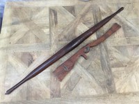 Wood Crossbow Frame & Bow -Vintage Primitive