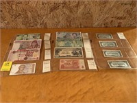 Foreign Paper Money WWII Japan & others