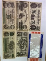 Confederate Bills (5)