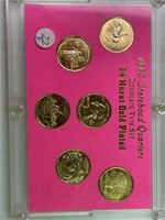 1999 24kt Gold PL Quarters