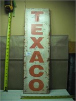 TEXACO SIGN REPO APROX 24" TALL METAL