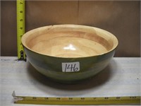 COLORFUL WOODEN BOWL LARGE