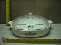 CORNING WARE W/ LID  SMALL CHIP ON LID