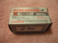 WINCHESTER .22 WIN MAG 40 GRAIN 1910 FPS HP 50 CT