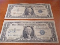 1957 A - $1 Silver Certificate - 2 times the Money