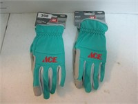Womens Medium Size Work Gloves - 2 pr. For 1 Money
