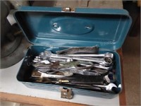 Metal box with misc. tools
