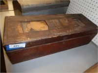 Wood chest/box with contents