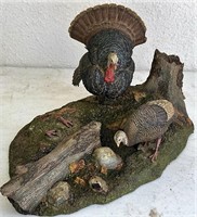 Danberry mint wild turkey sculpture turkey
