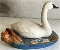 Jim beam tundra swan ducks Unlimited decanter