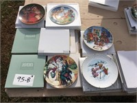 (12) Collector Christmas Plates (Avon etc)