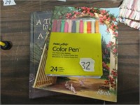 Color Pens & Books
