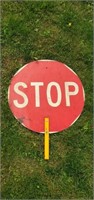 Stop / Slow traffic sign