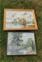 Paint by number framed artwork (2)